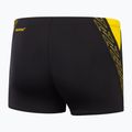 Herren Speedo Hyper Boom Splice schwarz/zitrone Nieselregen schwimmen Boxershorts 2