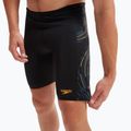 Herren Speedo Tech Panel schwarz/Mandarine schälen/dunkel teal schwimmen Jammers 7