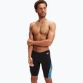 Speedo Allover Digital V-Cut Herren Badehose schwarz/true cobalt 5