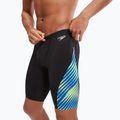 Speedo Allover Digital V-Cut Herren Badehose schwarz/true cobalt 7