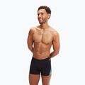 Herren Speedo Allover Digital V-Cut Aquashort Schwimm-Boxershorts schwarz/true cobalt 5