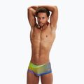 Herren Speedo Allover Digital Brief Schwimmslip schwarz/lila 5