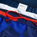 Herren Speedo Placement Digital Brief cerulean blau/true cobalt/watermelon/weiß Badeshorts 4