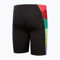 Speedo Placement Digital V-Cut Badehose für Männer schwarz/lila/harlekingrün/wassermelone 2