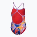 Speedo Allover Digital Vback einteiliger Badeanzug für Kinder watermelon/true cobalt/sweet purple/man peel/white 3