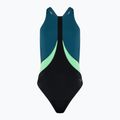 Speedo Colourblock Highneck Crossback Damen-Badeanzug einteilig