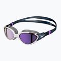 Speedo Biofuse 2.0 Mirror weiß/true navy/sweet purple Schwimmbrille 2