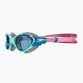 Speedo Biofuse 2.0 Damen Schwimmbrille Marineblau/Peacock/Funny Pink 2