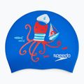 Speedo Junior Printed Silicone tru kobalt/wassermelone/weiß Kinder Badekappe 2