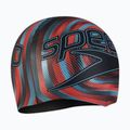 Schwimmkappe Badehaube Kinder Speedo Printed Silicone black/picton blue/siren red 2