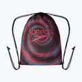 Speedo Printed Mesh Schwimmtasche schwarz/blau/sirenrot 2