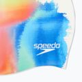 Speedo Digital Printed weiß/kornblau/nektarine Badekappe 3