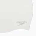 Speedo Plain Moulded Silicone Badekappe weiß/silber 3