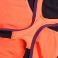 Speedo Placement Laneback einteiliger Badeanzug schwarz/sirenrot/plum dandy 4