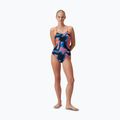 Damen-Badeanzug Speedo Allover Fixed Crossback true navy/siren red/punch blue 6