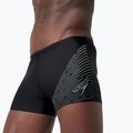 Badehose Herren Speedo Medley Logo Aquashort black/country green 8