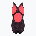 Speedo HyperBoom Allover Medalist schwarz/plum dandy/siren rot einteiliger Badeanzug 2