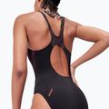 Speedo HyperBoom Splice Muscleback einteiliger Badeanzug schwarz/plum dandy/siren rot 9