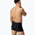 Herren Speedo Duo Logo Print Aquashort Badehose schwarz/korallenrot/neonviolett 3