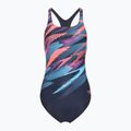 Einteiler Badeanzug Damen Speedo Digital Placement Medalist zoom boom/true navy