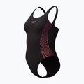 Badeanzug Damen Speedo Placement Muscleback neon violet 3