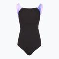 Damen-Einteiler Badeanzug Speedo Shaping LunaLustre Printed neon violet