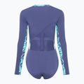 Einteiler Badeanzug Damen Speedo Long Sleeve Panel hapuna blue 2