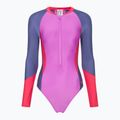 Einteiler Badeanzug Damen Speedo Colour Block neon violet