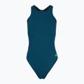Damen-Einteiler Badeanzug Speedo Racer Zip with Built in Swim Bra dark teal