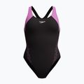 Damen Badeanzug Speedo HyperBoom Splice Racerback neon violet