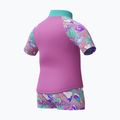 Zweiteiliger Badeanzug für Kinder Speedo Digital Rash Top Set neon violet 3