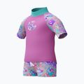 Zweiteiliger Badeanzug für Kinder Speedo Digital Rash Top Set neon violet 4