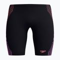 Schwimm-Jammer Herren Speedo Duo Logo Print Mid Jammer black/coral sands/neon violet 5