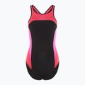 Einteiler Badeanzug Damen Speedo High Neck Splice Cross Back raspberry fill
