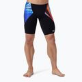 Herren Speedo Placement Digital V-Cut Jammer Badehose lava blur/speedo schwarz 5
