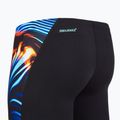 Herren Speedo Placement Digital V-Cut Jammer Badehose lava blur/speedo schwarz 4