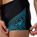 Schwimm-Boxershorts Herren Speedo Medley Logo Aquashort black/picton blue 4