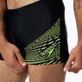 Schwimm-Boxershorts Herren Speedo Medley Logo Aquashort black/hyper yellow 3