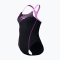 Damen Badeanzug Speedo Medley Logo Medalist neon violet 3