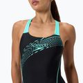 Badeanzug Damen Speedo Medley Logo Medalist arctic glass 9