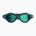 Speedo Biofuse 2.0 Mirror Schwimmbrille für Damen, dunkelgrau / kobalt / smaragdgrüner Spiegel 2