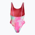 Damen-Einteiler Badeanzug Speedo Flu3nte Printed Convertible coral sands 2