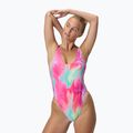 Damen-Einteiler Badeanzug Speedo Flu3nte Printed Convertible coral sands 5