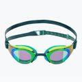 Schwimmbrille Speedo Fastskin Hyper Elite Mirror hyper yellow/steel/emerald mirror 2