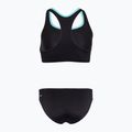 Speedo Placement hypergelber zweiteiliger Badeanzug für Damen 2