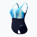 Damen-Einteiler Badeanzug Speedo Shaping Contour Eclipse Printed true navy/berry 3