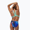 Damen Badeanzug Speedo Allover Digital Leaderback lava blur/speedo black 7