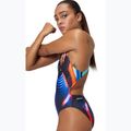 Badeanzug Damen Speedo Allover Digital Leaderback lava blur/speedo black 6