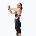 Badeanzug Damen Speedo Fastskin LZR Pure Valor 2.0 Openback Kneeskin black/molten blur 4