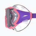 Speedo Biofuse 2.0 rosa Limonade / Stahl Kinderschwimmmaske 4